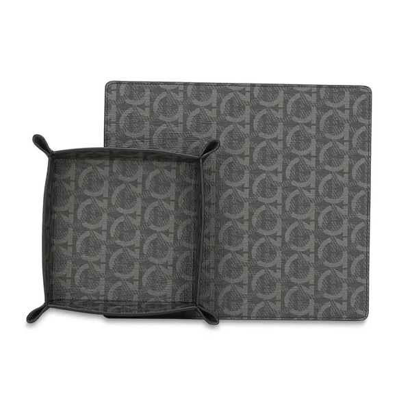 Salvatore Ferragamo Gancini catch-All Black and Grey gift set. - Picture 4 of 4